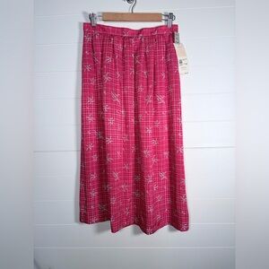 NWT COUNTRY SOPHISTICATES by Pendleton Pink Patterned Women's Skirt Size 12